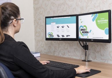 Distância visual usuário – Monitor